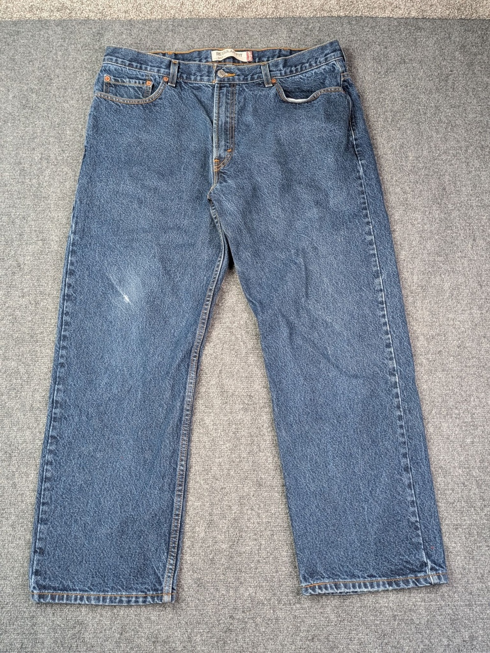 Levis 505 Jeans Mens 40x29 Blue Regular Fit Straight Denim Mexico Medium Wash